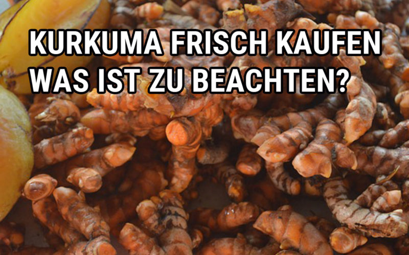 Kurkuma frisch kaufen - damit liegst du imemr richtig