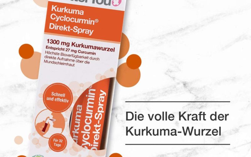 Kurkuma Cyclocurmin Direkt-Spray ist sehr gesund