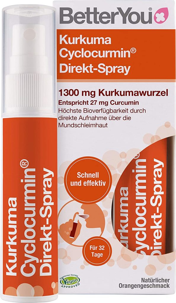 BetterYou Kurkuma Cyclocurmin® Direkt-Spray Foto